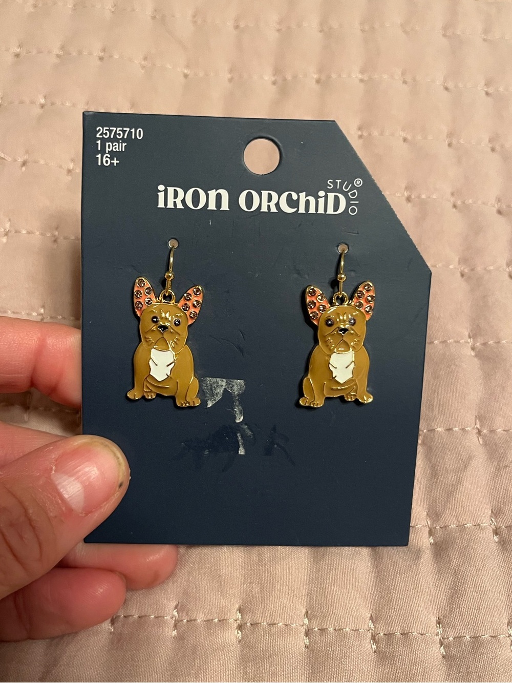 Frenchie earrings